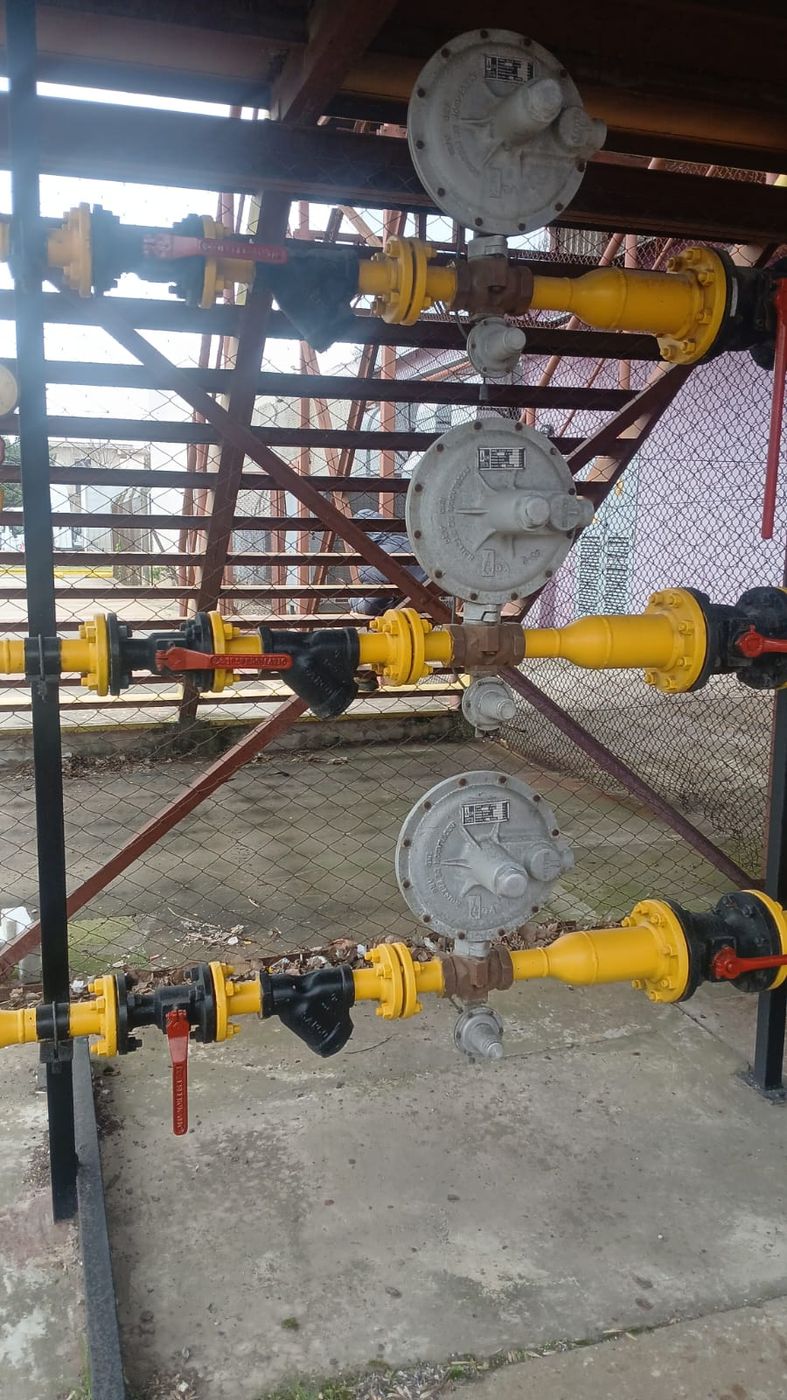 Reguladores de gas instalados por OPLAK